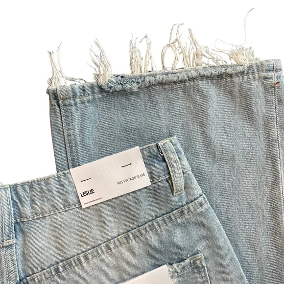 Vervet Jeans 90s Vintage flare distressed - Picture 9 of 11